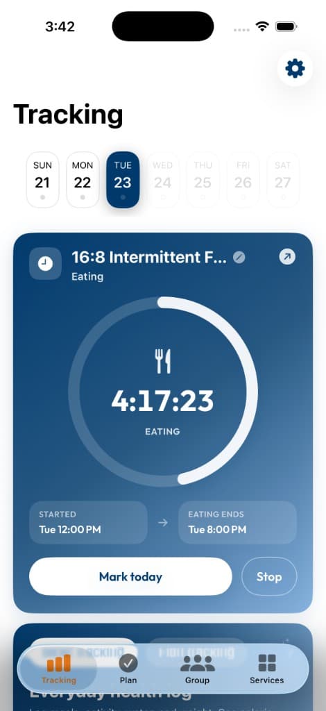 Daily tracking